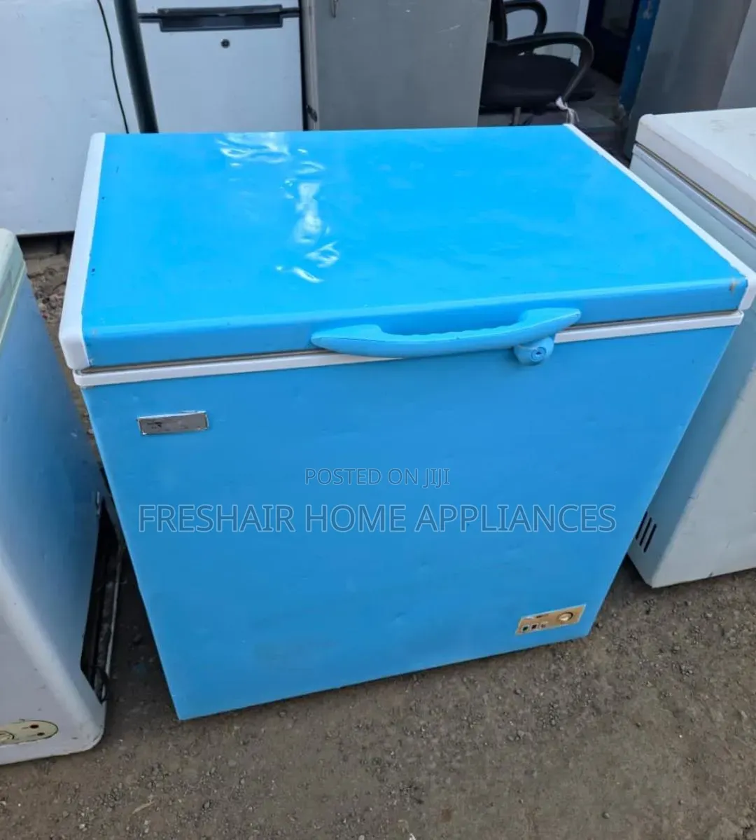 Blue Deep Freezer
