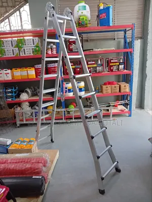 Multi-Function Aluminum Ladder With Safety Locks