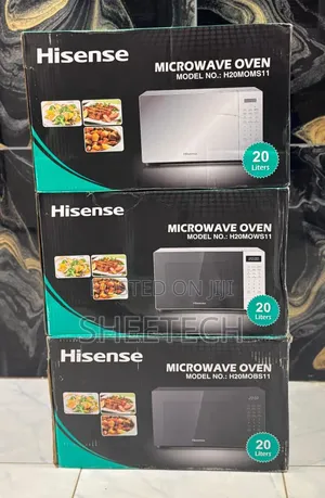Hisense Silver Digital Microwave