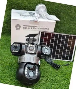  Vts28 Solar Powered Triple Lens Security Camera