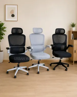 Premier Black and White Orthopaedic Office Chair