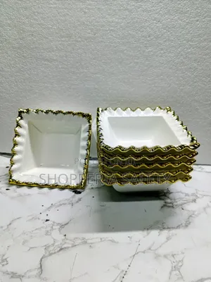 6 PCS Gold Bowls