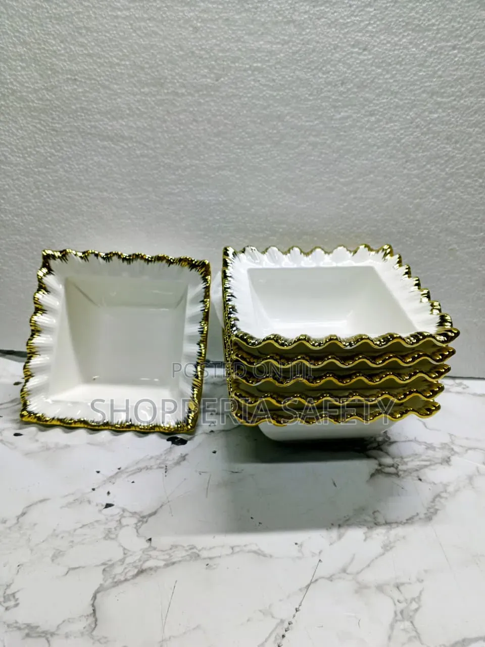 6 PCS Gold Bowls