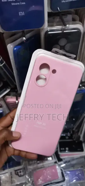 Tecno Pop 20 Pink Protective Matte Silicone Phone Case
