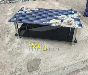 Modern Glass Coffee Table .