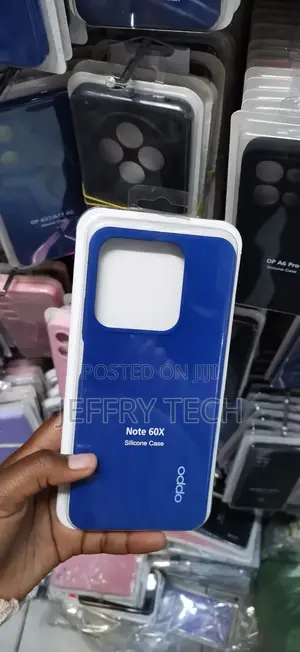 Oppo Note 60x Vibrant Blue Matte Finish Cover