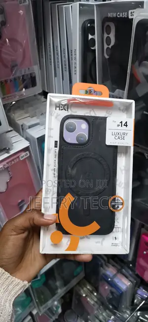iPhone 14 HDD Luxury Leather Case