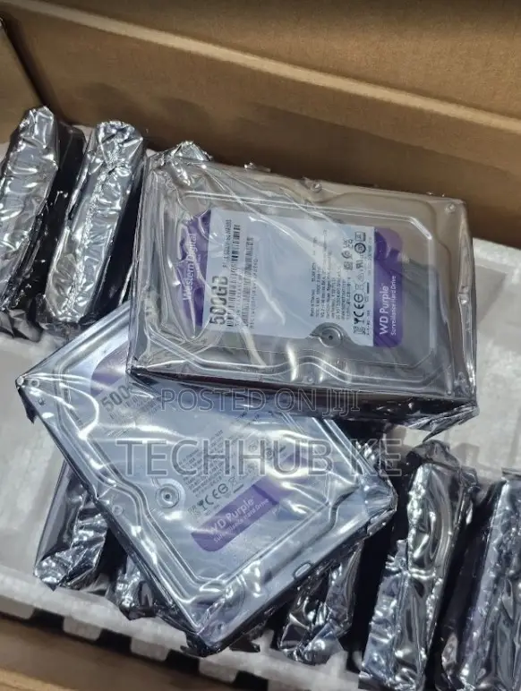 CCTV Storage Drive 500gb Western Digital Purple Security HDD