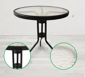 Coffee Table: Metallic Base Home Glass Table