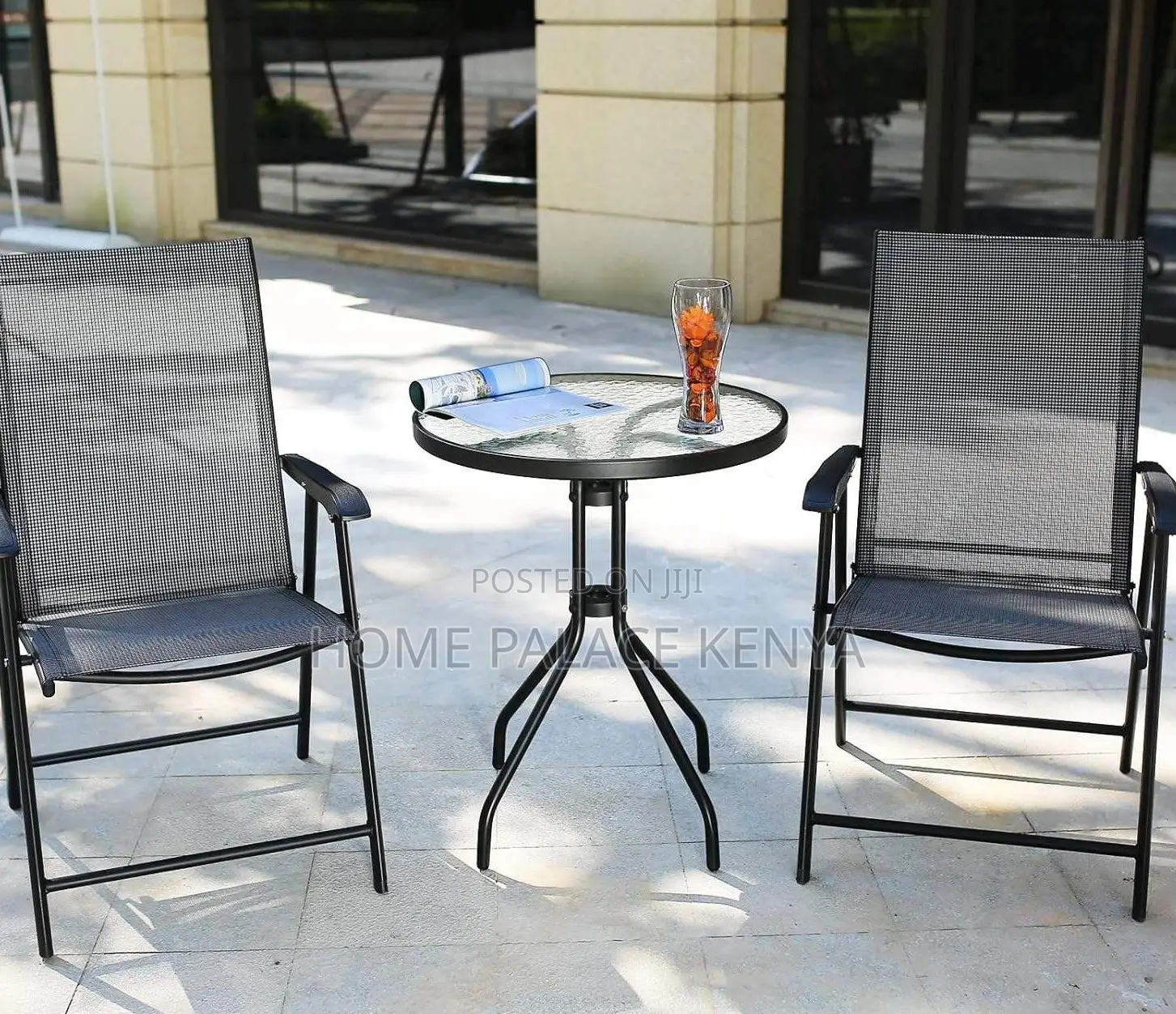 Coffee Table: Metallic Base Home Glass Table