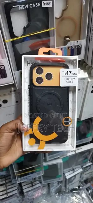 iPhone 17 Pro Max Case, a Luxury Leather-Style Cover.