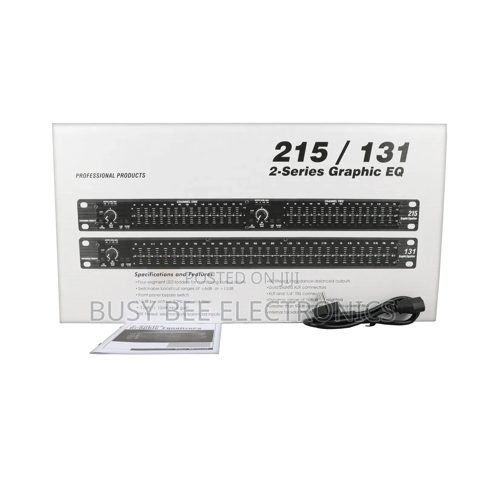 215 Dual Channel 15-Band Graphic Equalizer