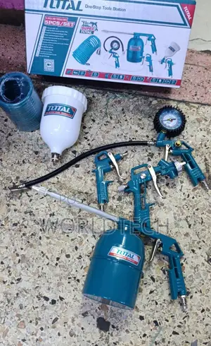 Total 5pcs Air Tool Spray Kit/Total Air Compressor Accessory Set
