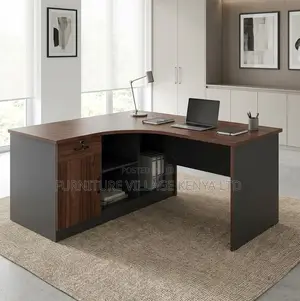 4.593ft L-Shaped Office Desk