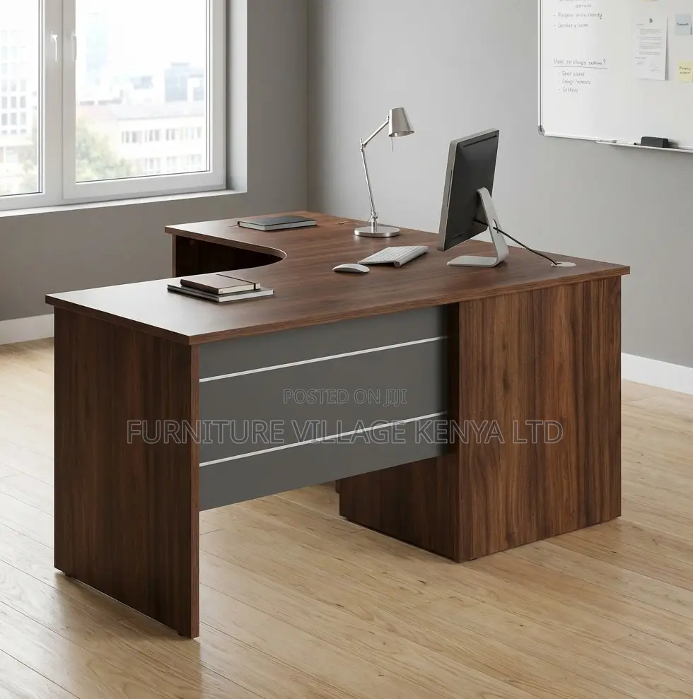 4.593ft L-Shaped Office Desk