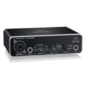 Behringer U-Phoria Umc22 Sound Card 2-Channel Usb Audio Interface