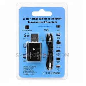 2-in-1 Bluetooth 5.0 Usb Wireless Audio Transmitter Receiver Adapter