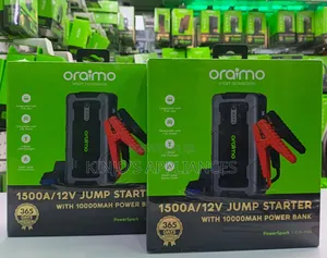 Oraimo Power Spark 1500a 12v Car Jump Starter With 10,000mah Powerbank