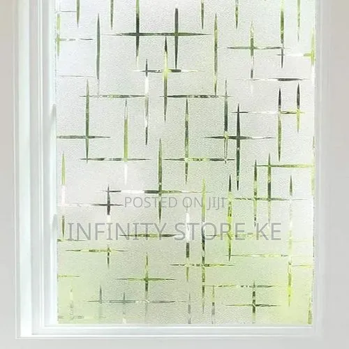 PVC Privacy Window Film Static Cling Sticker- 2m