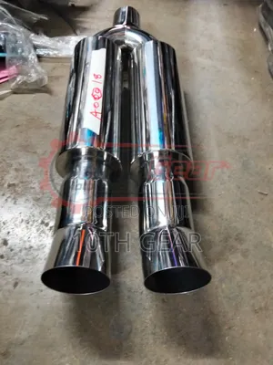 Universal Exhaust Mufflers Double Tip