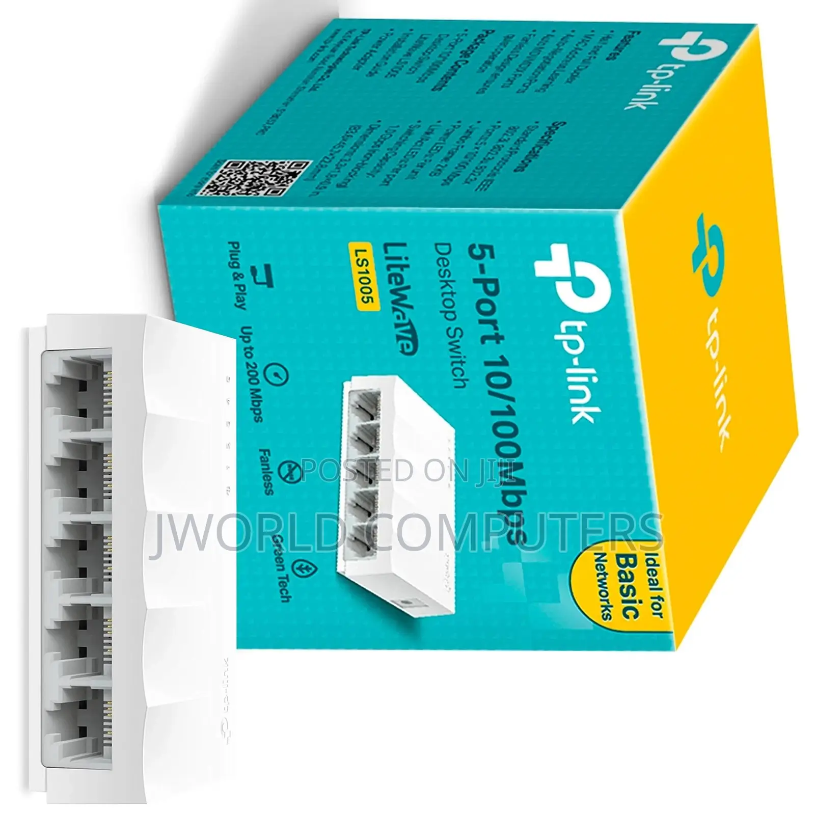 Tp-Link 5-Port 10/100mbps Desktop Network Switch - Tl-Ls1005