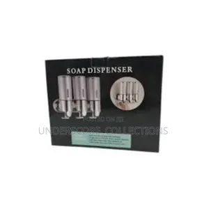 3-1 Chamber Wall-Mounted Liquid Soap and Shampoo Dispenser