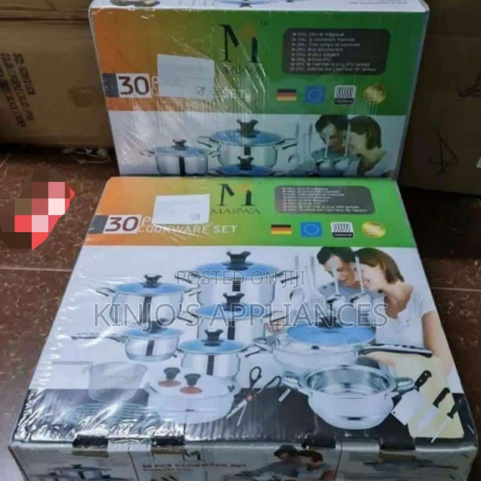 Marwa Germany 30pcs Stainless Steel Cookware Set