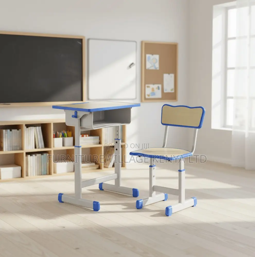Adjustable Height Kid's Desk and Seat