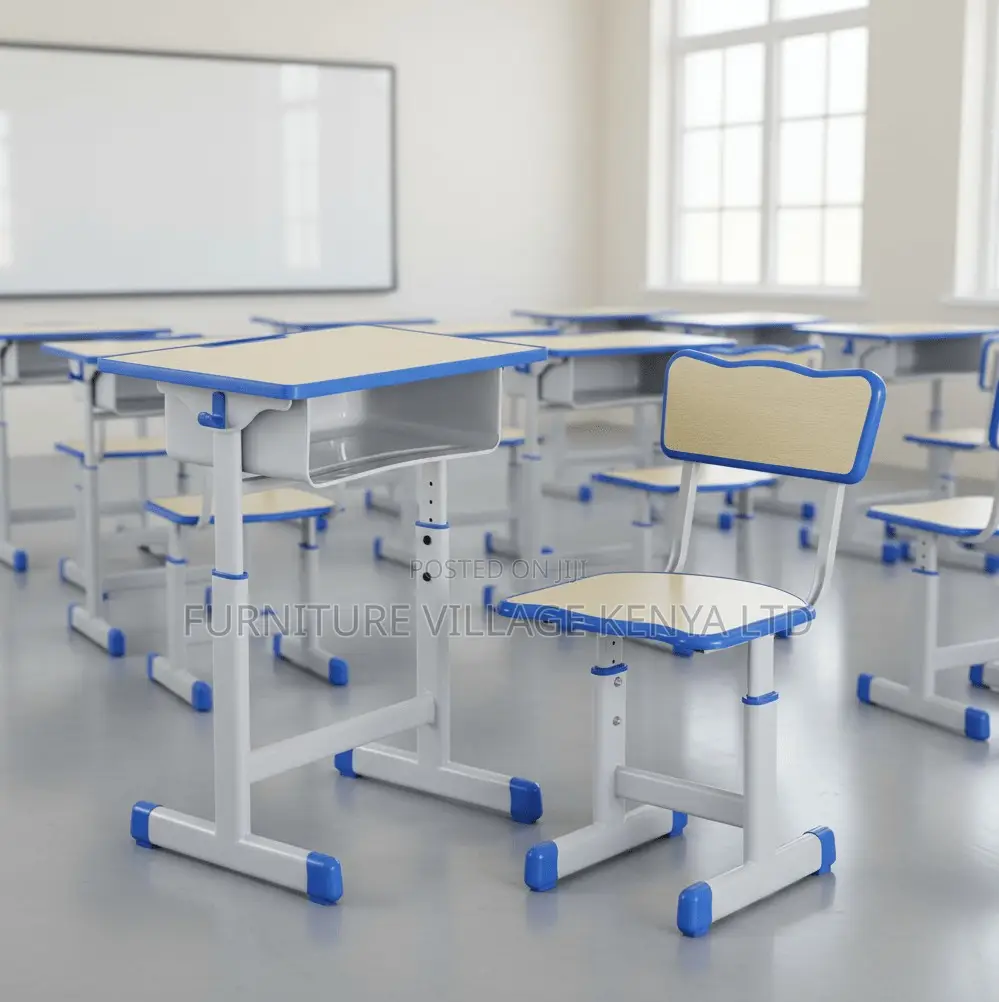 Adjustable Height Kid's Desk and Seat