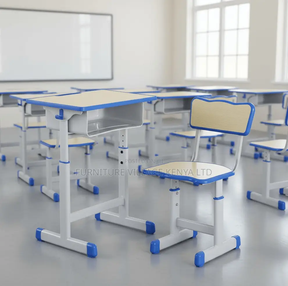 Adjustable Height Kid's Desk and Seat