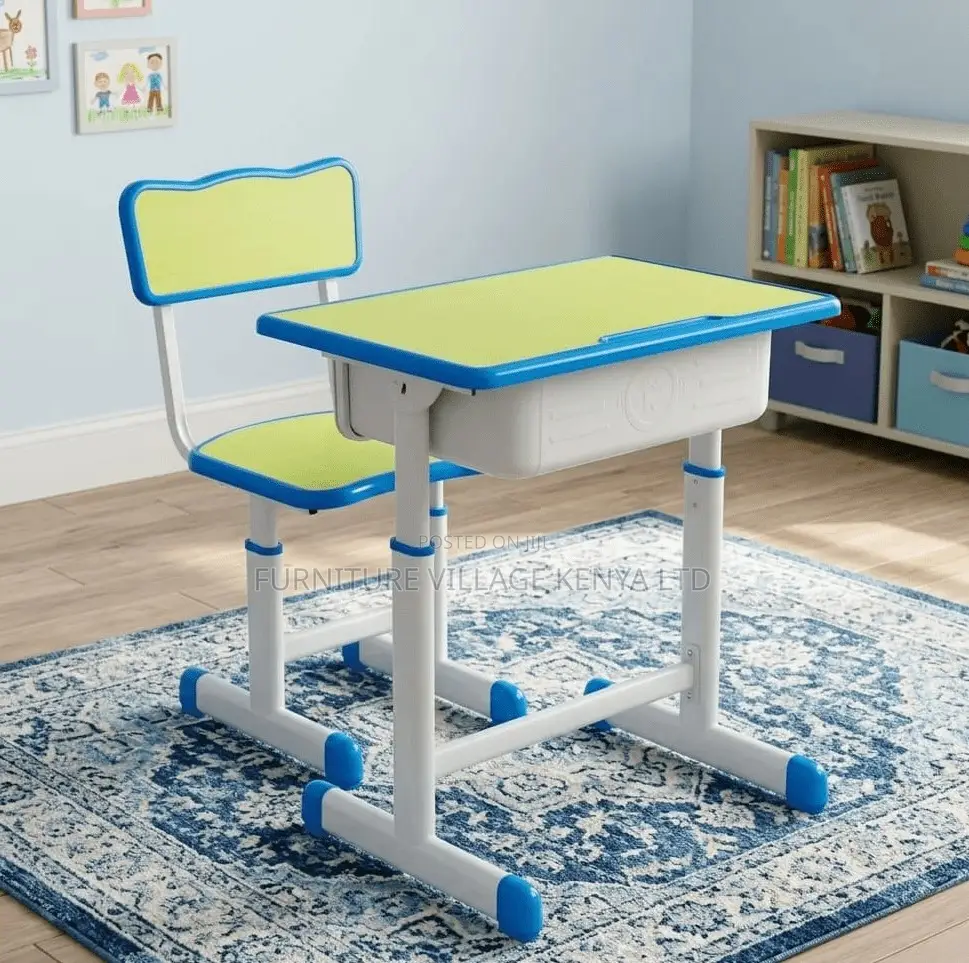 Adjustable Height Kid's Desk and Seat