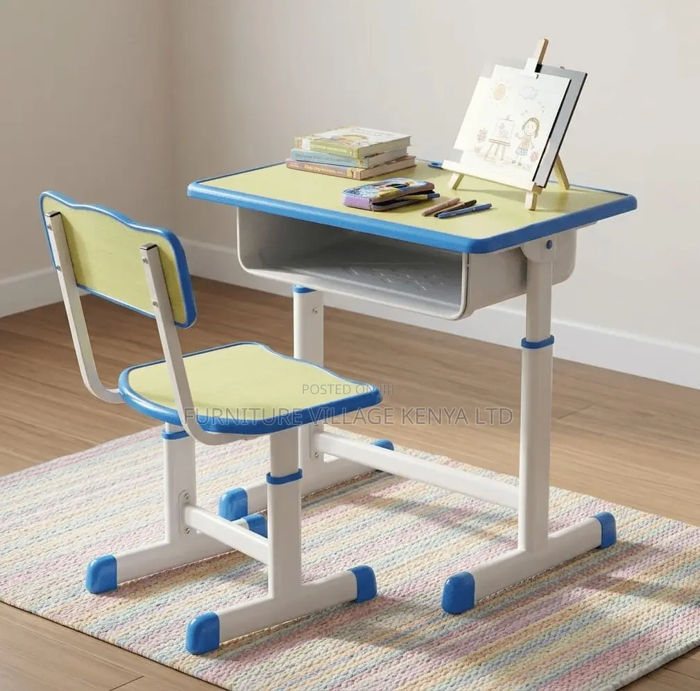 Adjustable Height Kid's Desk and Seat