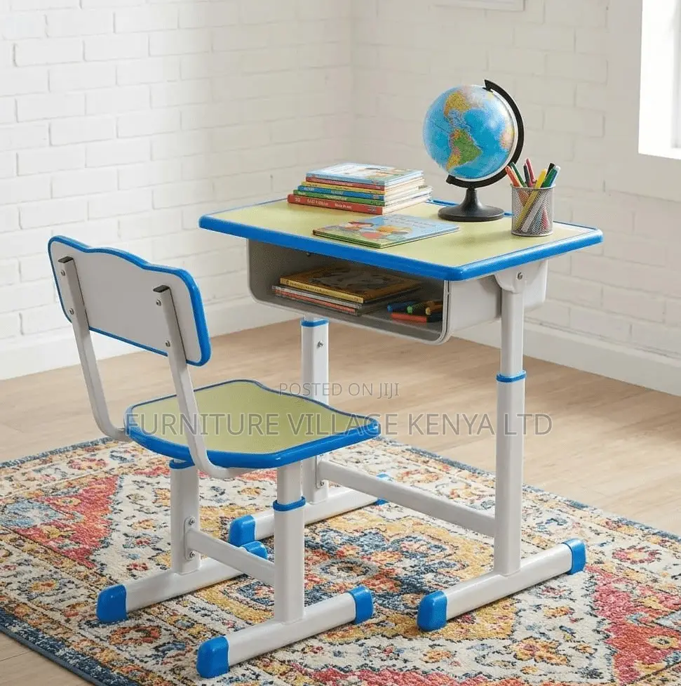 Adjustable Height Kid's Desk and Seat