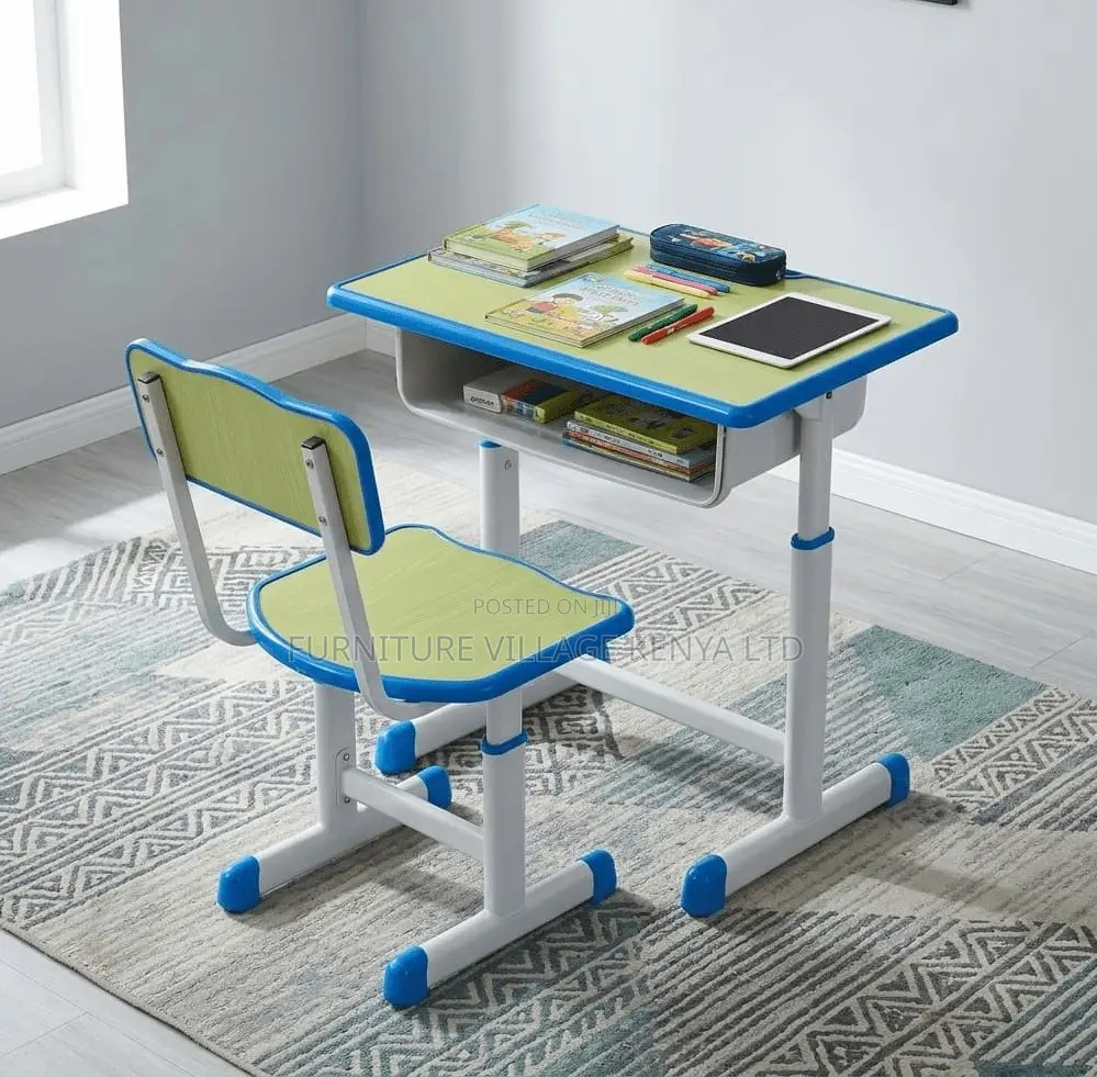 Adjustable Height Kid's Desk and Seat