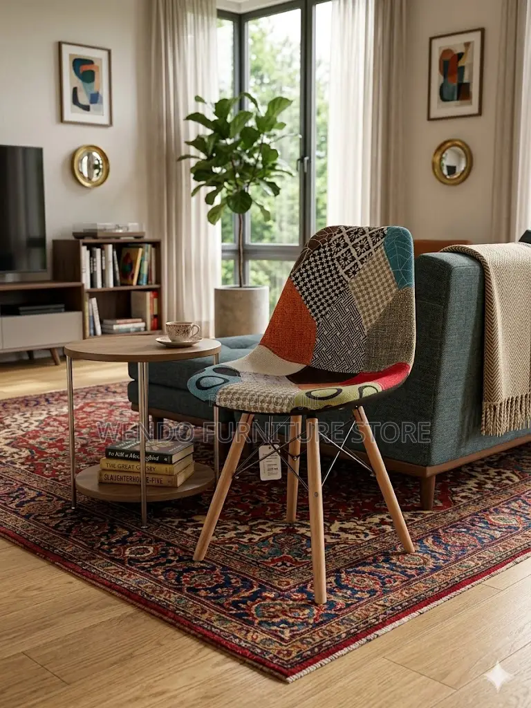Dining Chairs; Eames Colorful Dining Chairs
