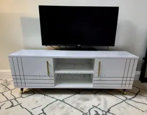 Sydney 4ft White Tv Stand With Storage Cabinet