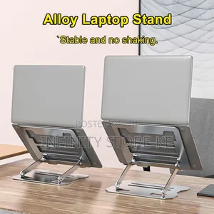 Steel Laptop Stand, Foldable Portable Cooling Stand, Adjustable Hight