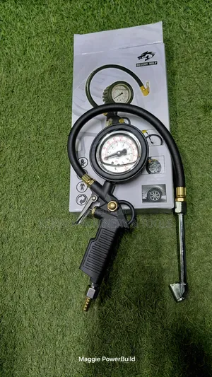 Wolf Brand Tire Inflator and Pressure Gauge Tool With Liquid