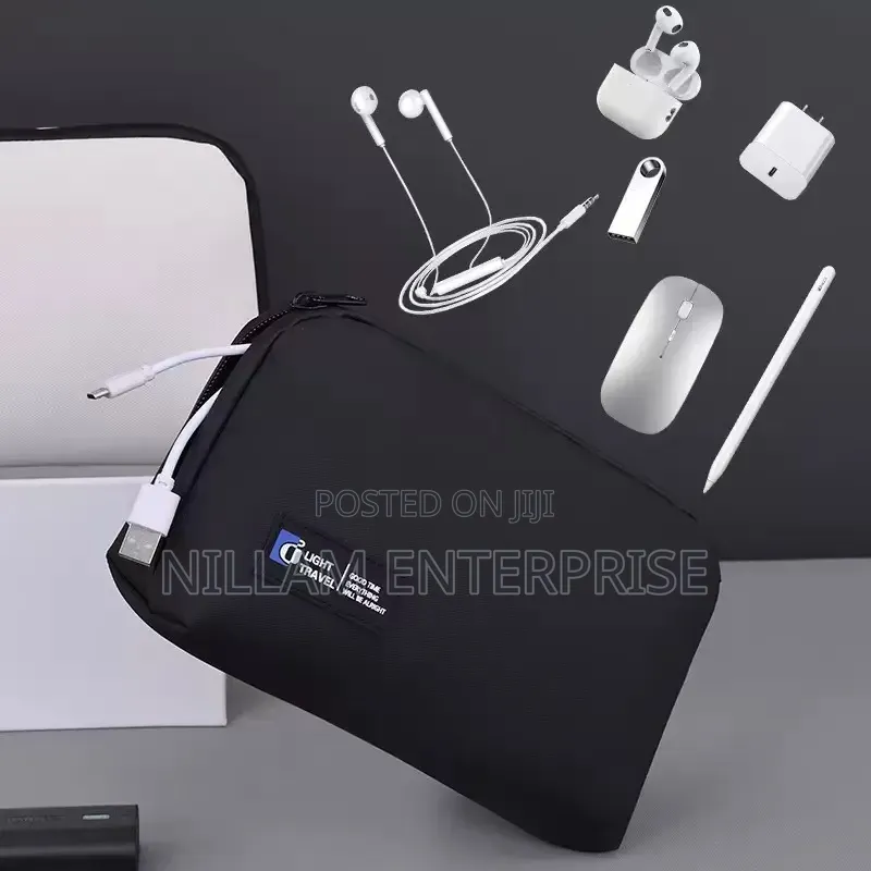 Trendy Multi-Functional Data Cable Storage Bag