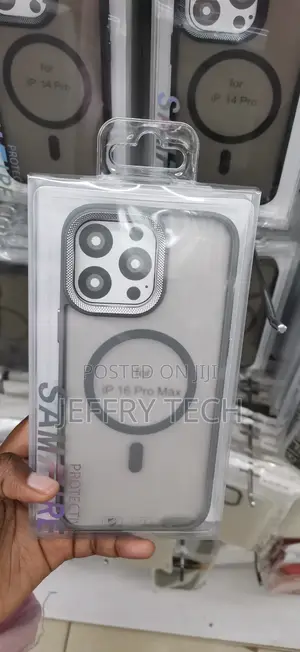 iPhone 16 Pro Max Semi-Transparent, Matte Gray Phone Case