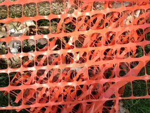 Temporary Safety Barrier Net 1m X 50m – Orange Plastic Mesh