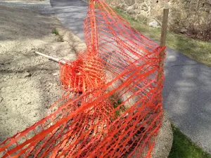 Temporary Safety Barrier Net 1m X 50m – Orange Plastic Mesh