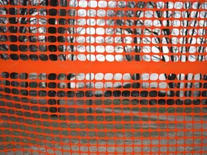 High Visibility Barrier Mesh Roll 1m X50m For Roadworks & Construction