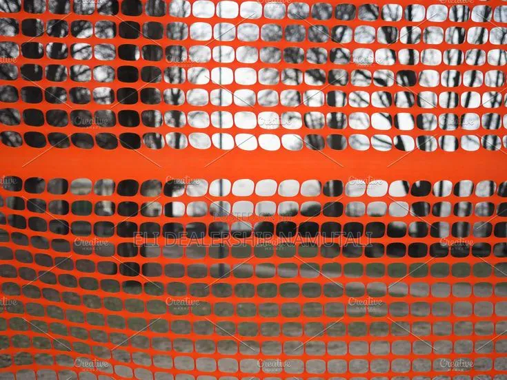 High Visibility Barrier Mesh Roll 1m X50m For Roadworks & Construction