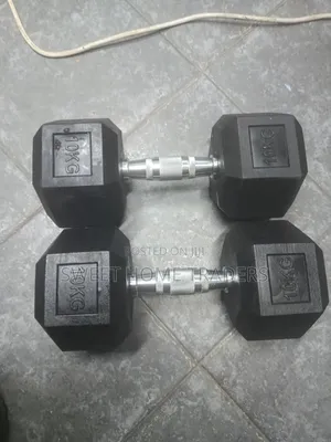 10kg Hexagon Dumbbells Single Hand
