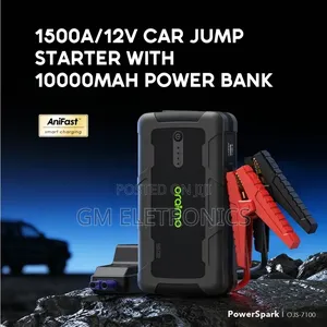 Oraimo Powerspark 1500a 12v Car Jump Starter With 10000mah Powerbank