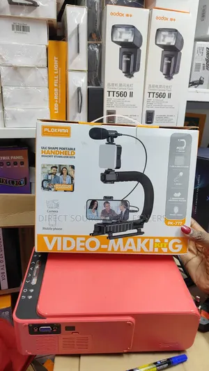 Smartphone Vlogging Kit With Tripod, Mic Led Light