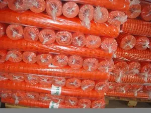 Uv Resistant Orange Safety Fence Mesh 1m × 50m Roll