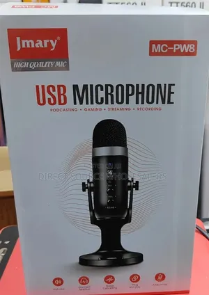 Mc-Pw8 Usb Condenser Microphone for Podcast Streaming