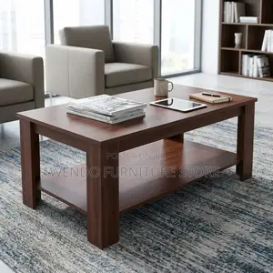 Coffee Table; Mahogany Executive Coffee Table